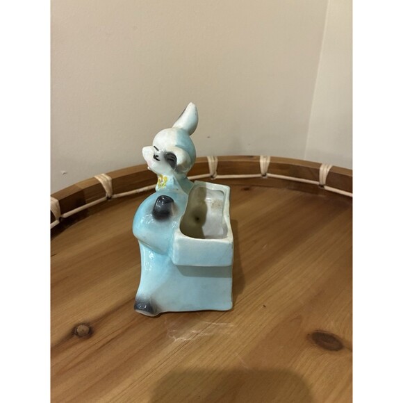 Vintage Ceramic 1950's Happy Lamb Deer Planter Kitschy Retro - Picture 4 of 5